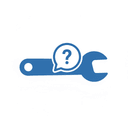 Иконка технической поддержки, минималистичный плоский дизайн, подходящий для сайта о доменах для юристов.