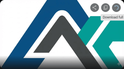 Стилизованный логотип компании А..., чистый современный дизайн, векторная графика, белая основа.